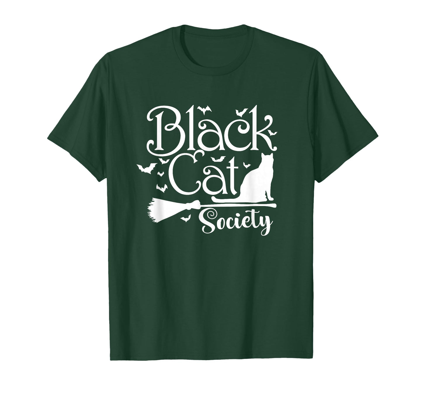 Black Cat Society Halloween T-Shirt