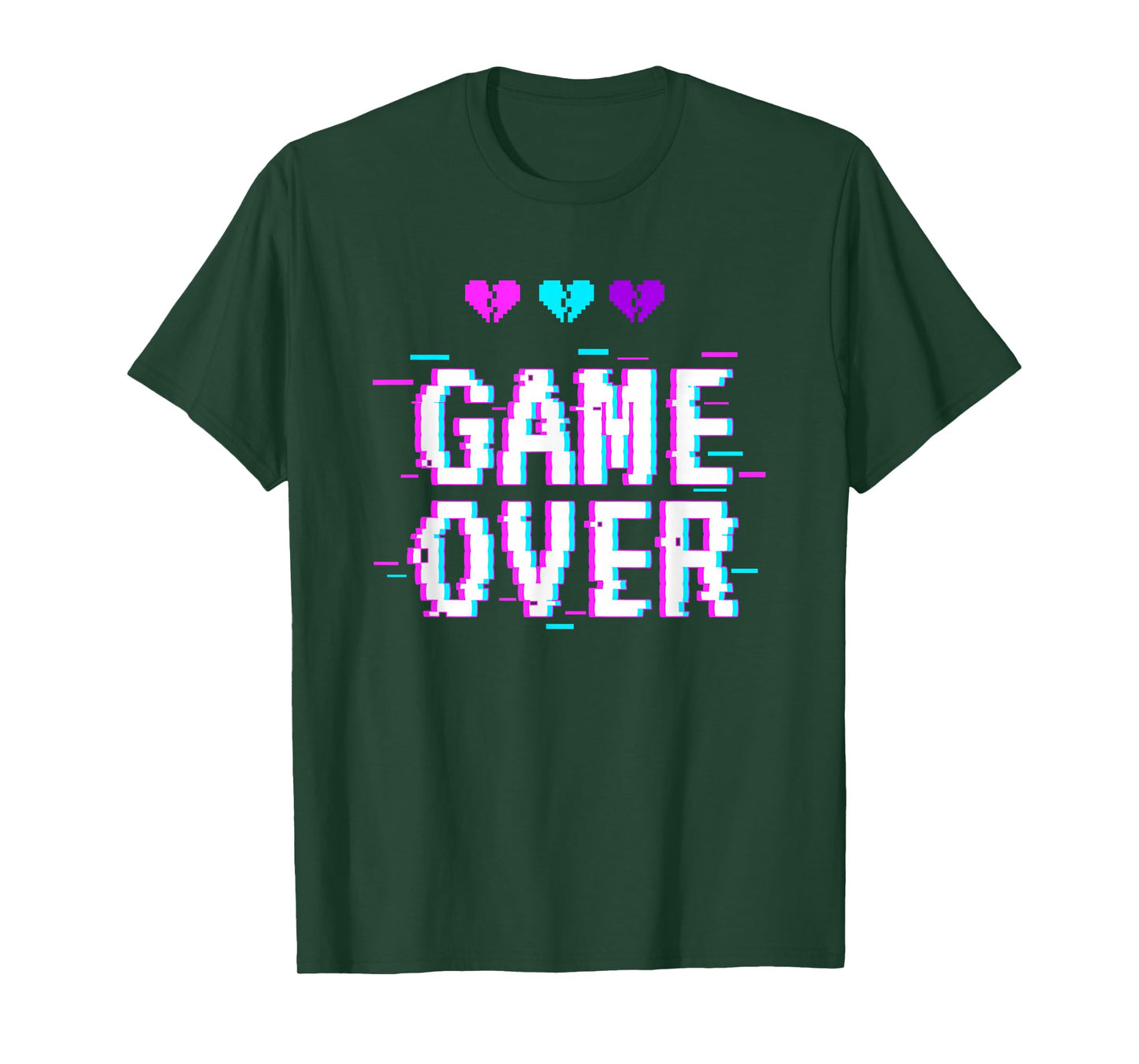 Vaporwave Aesthetic Style Game Over Yami Kawaii Pastel Goth T-Shirt