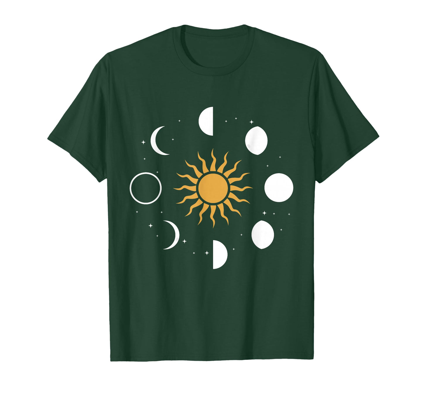 Sun Lunar Phases Moon Phase Earth Hemisphere New Moon T-Shirt