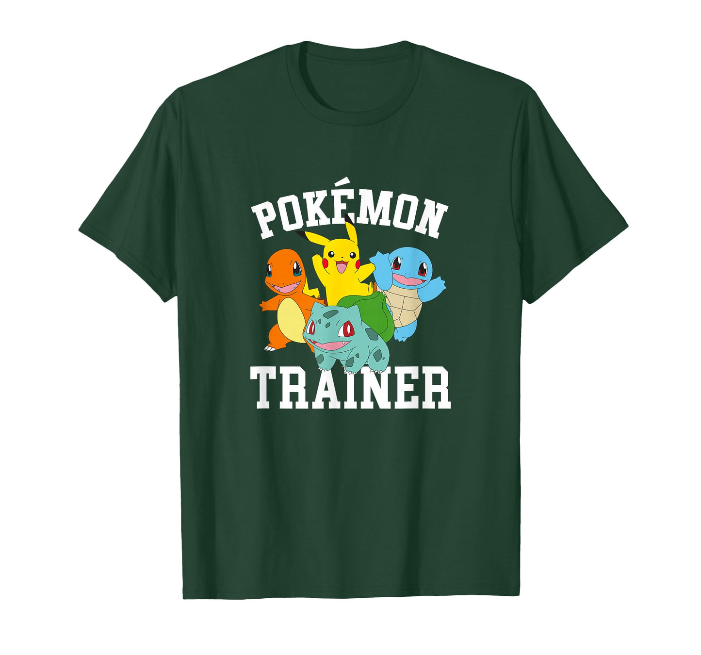 Pokémon Trainer Kanto Starters Vintage Portraits T-Shirt