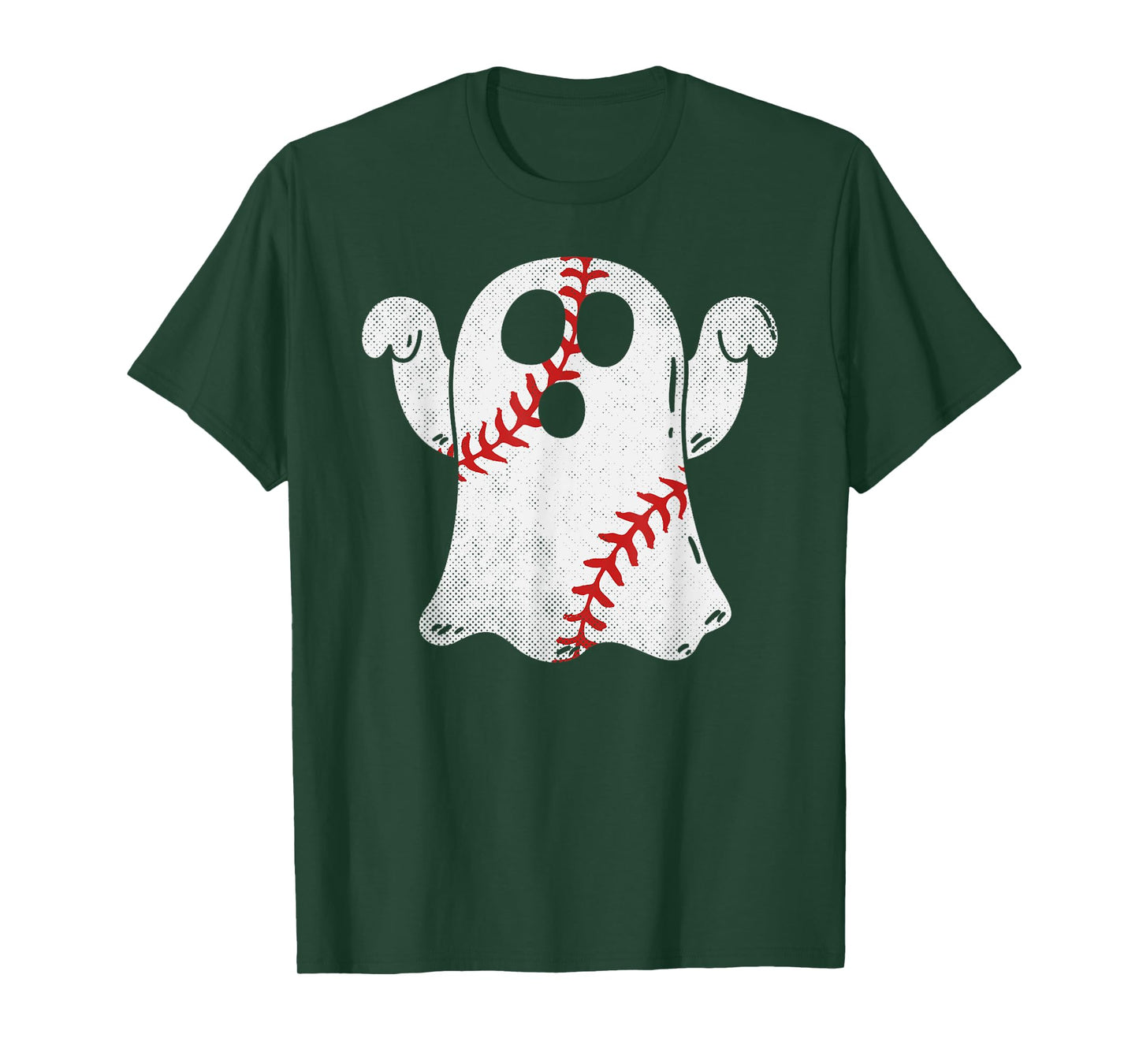 Baseball Ghost Baseball Lover Halloween Costume T-Shirt