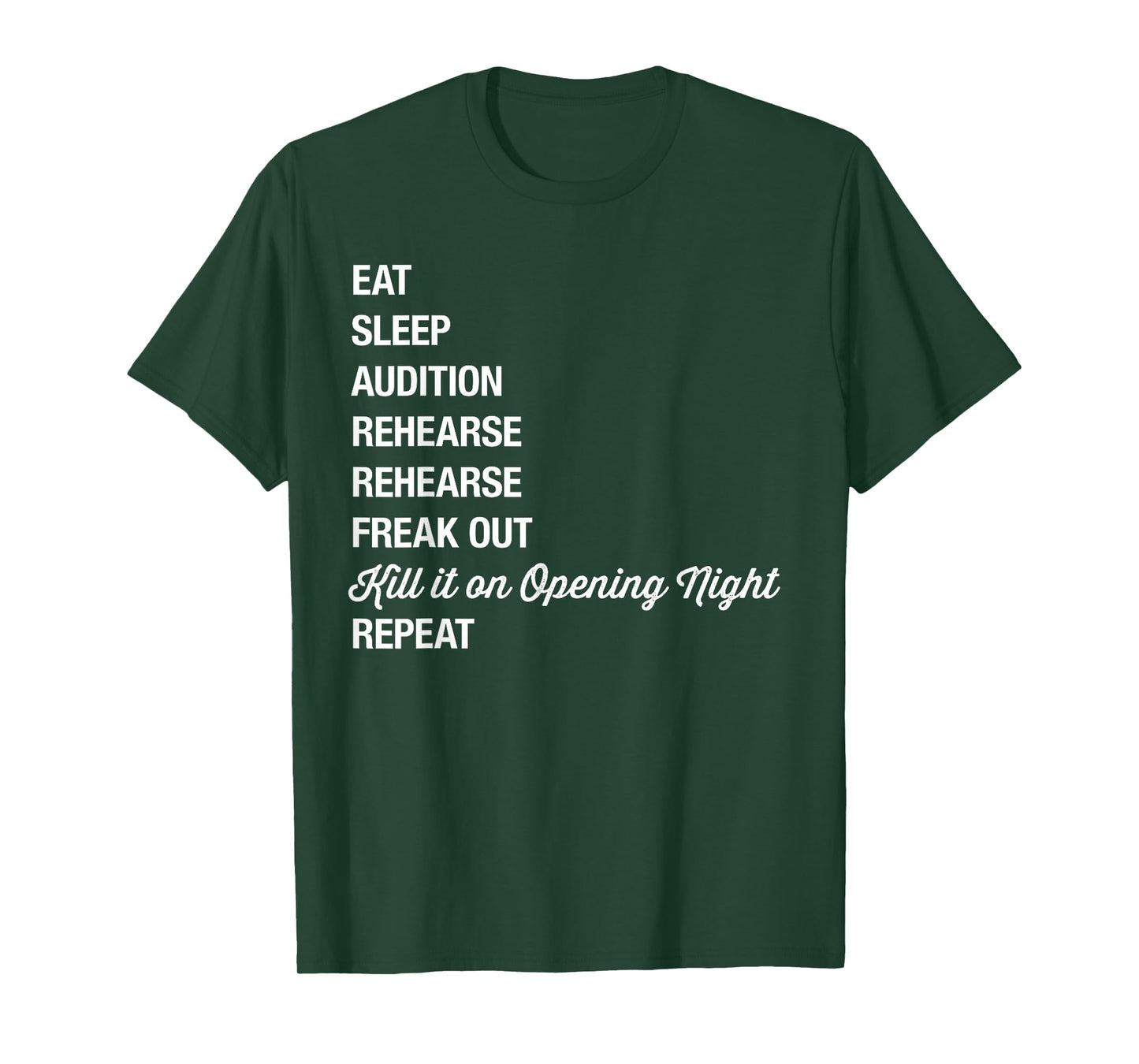 Funny Theatre Geek Gift Musical Life Eat You T-Shirt
