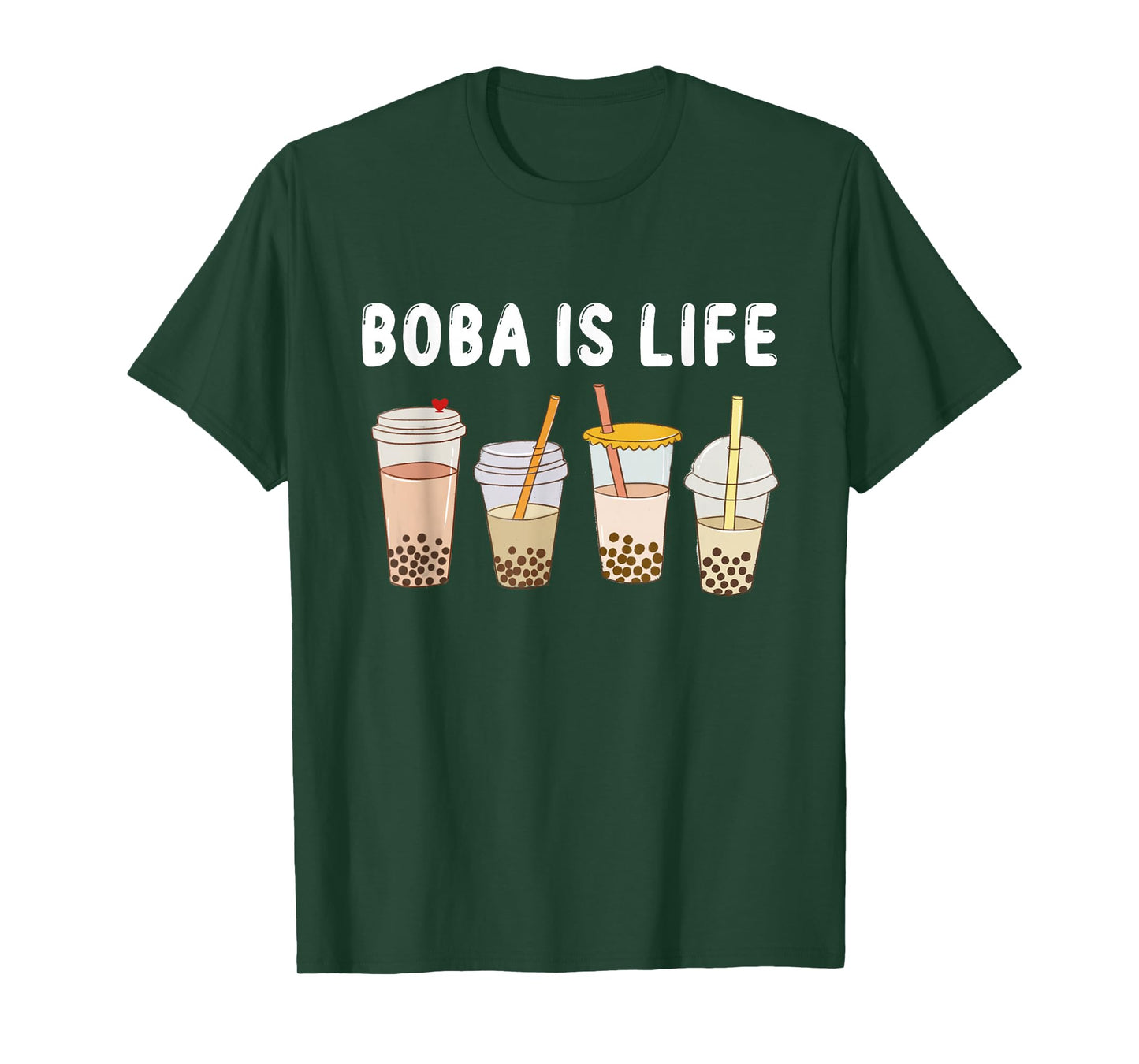 Boba is Life Funny Kawaii Bubble Milk - Bubble Tea Boba Tea T-Shirt