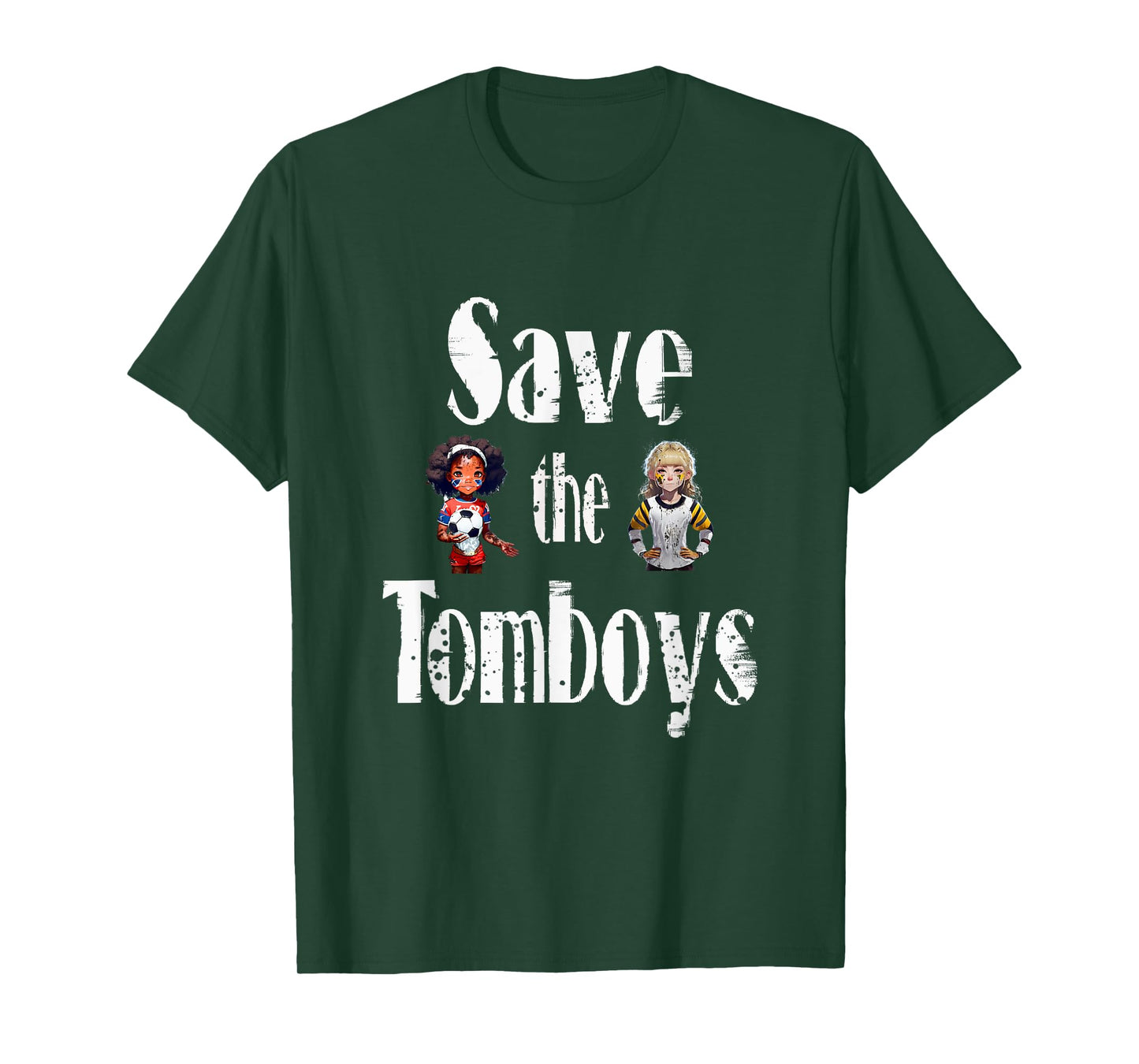 Save The Tomboys Girl Power Awareness T-Shirt