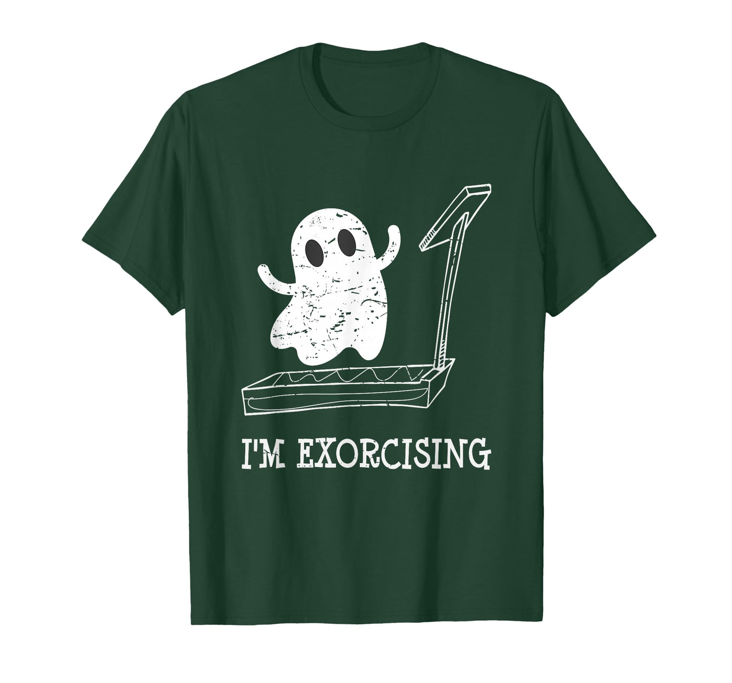 I m Exorcising Fitness Exercise Halloween Gift T-Shirt