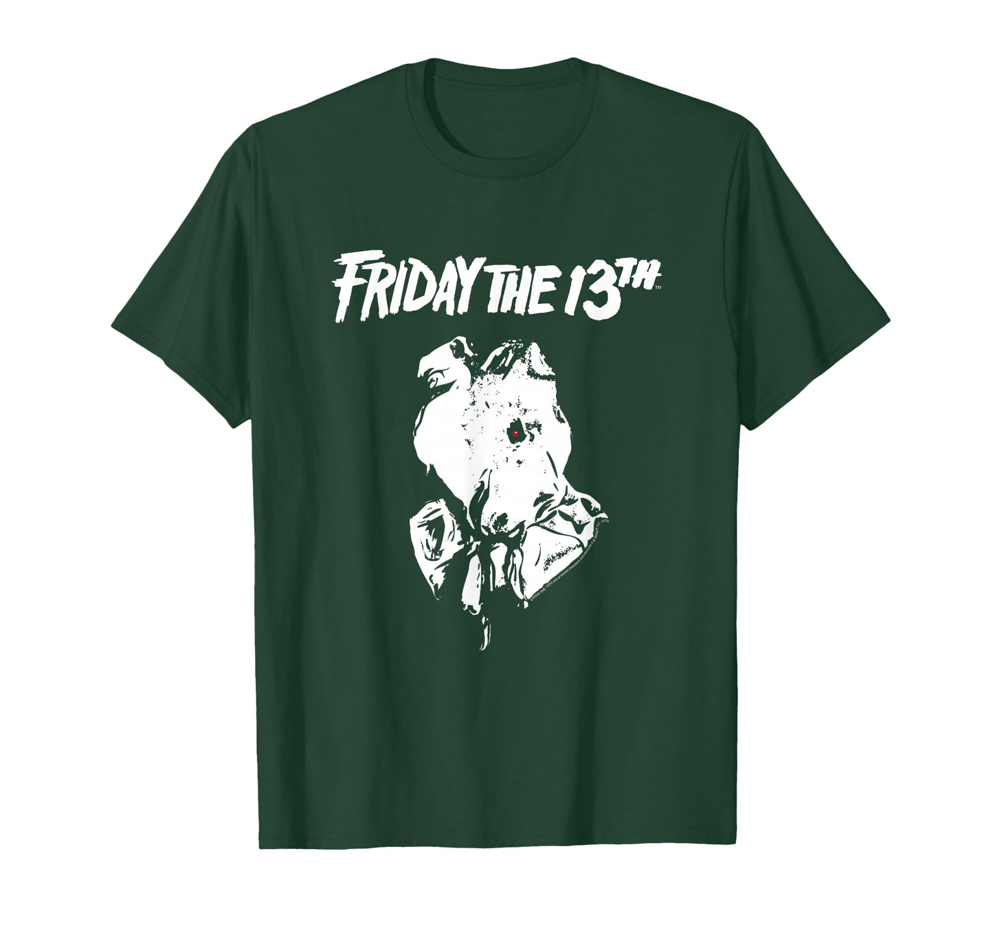 Friday The 13th: Part 2 White Logo & Mask T-Shirt
