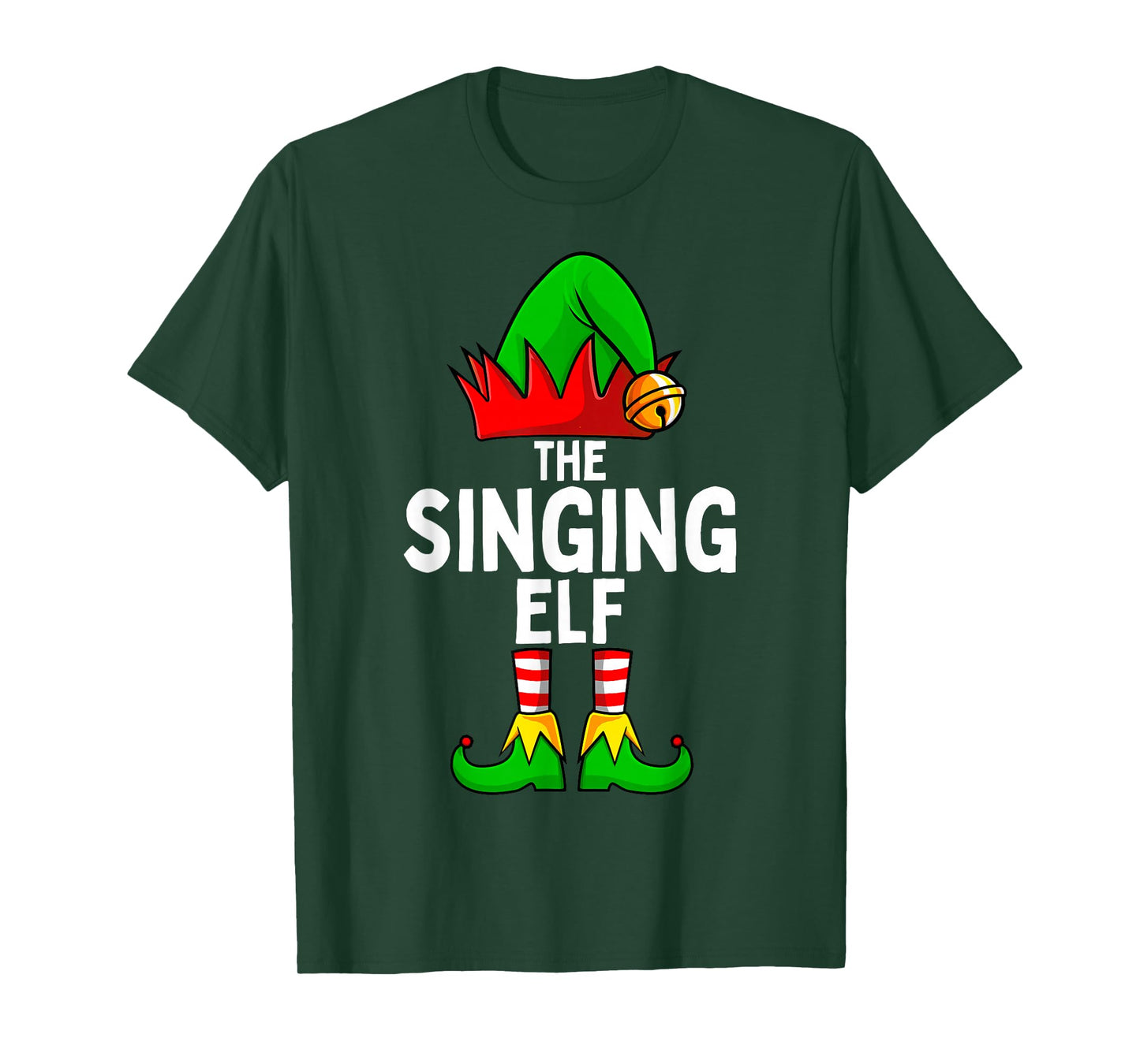 Singing Elf Matching Family Christmas T-Shirt