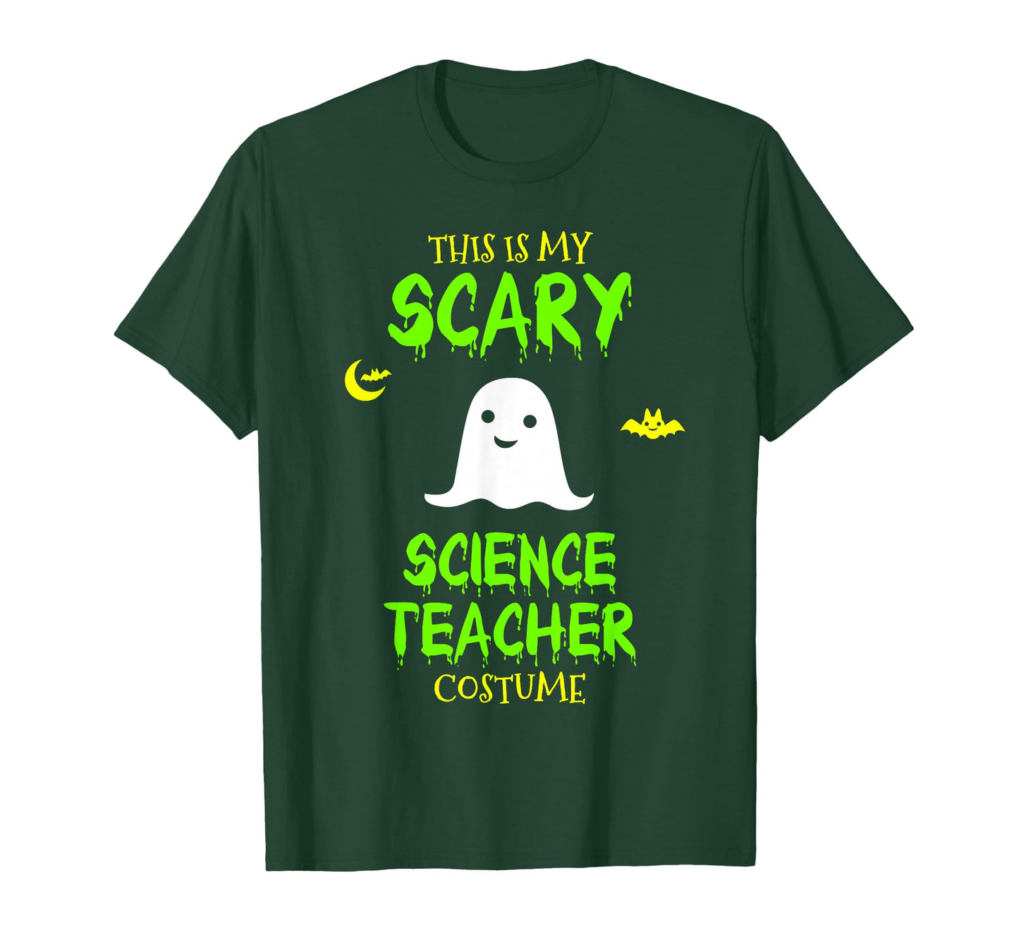Scary Science Teacher Costume Halloween Lazy Easy T-Shirt