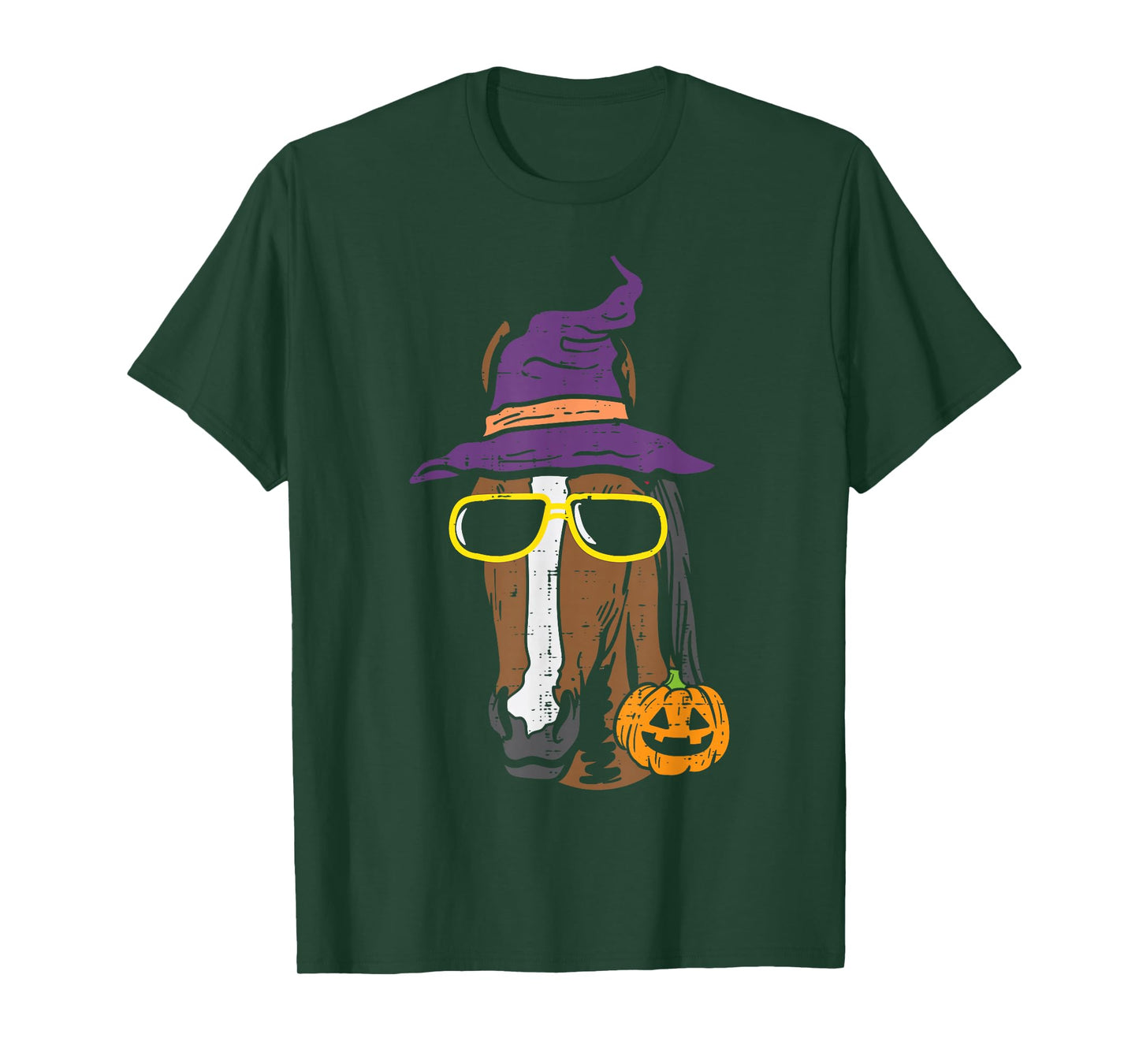 Halloween Horse Funny Costume Equestrian Men Women Kids T-Shirt