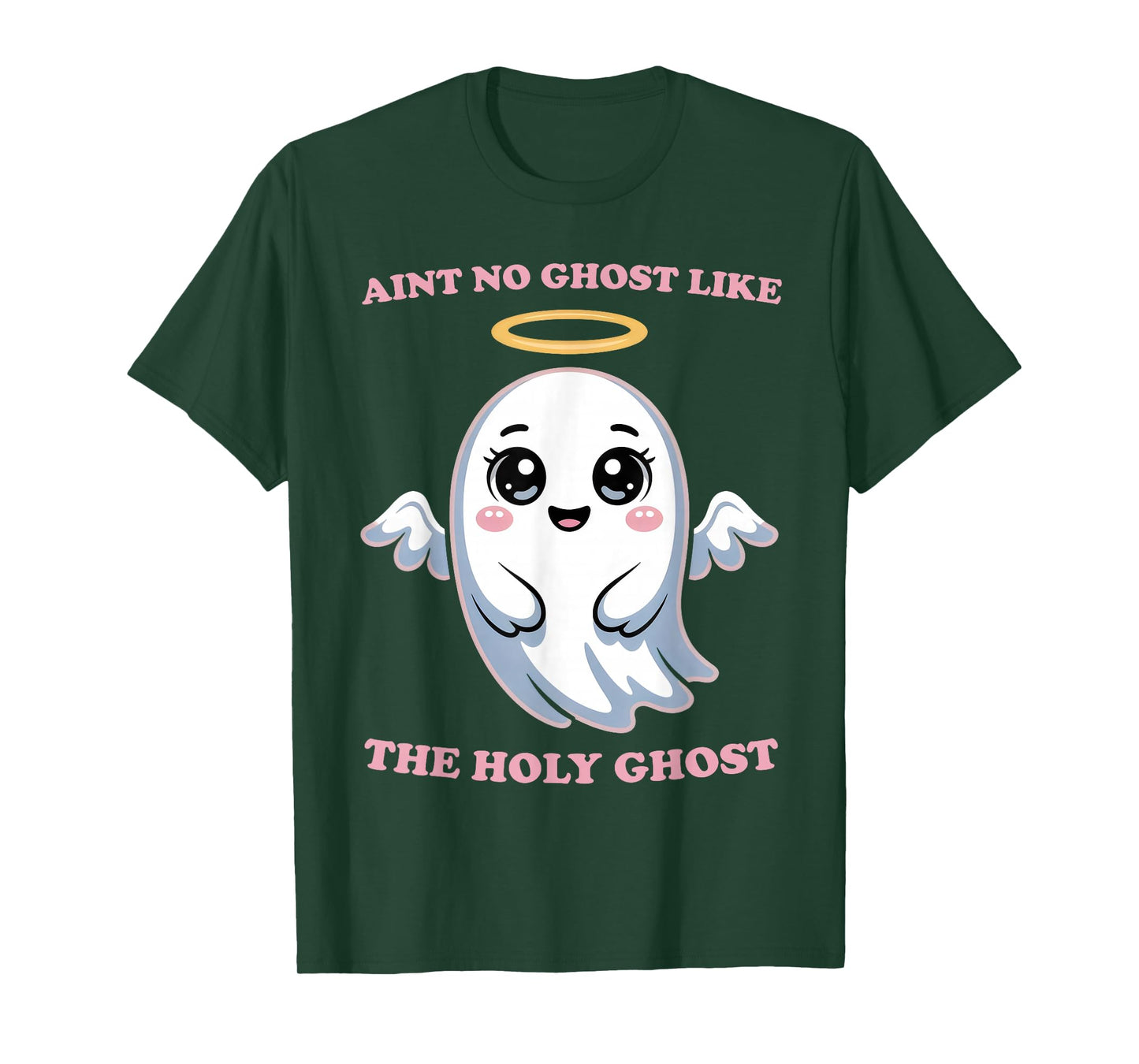 Halloween Ain't No Ghost Like The Holy Ghost Angel Women T-Shirt