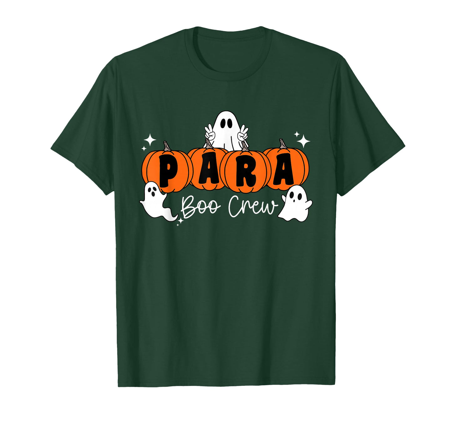 Team Paraprofessional Boo Crew Ghost Parapro Halloween T-Shirt