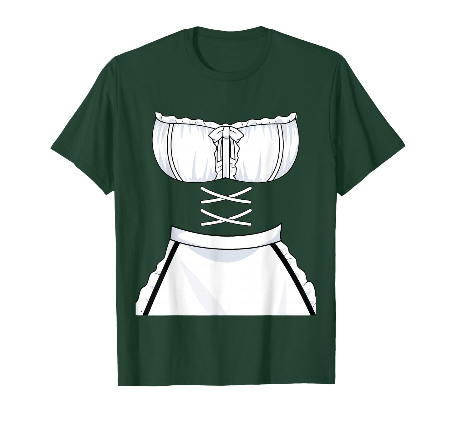 Japanese Anime French Apron - Maid Dress Cosplay Costume T-Shirt