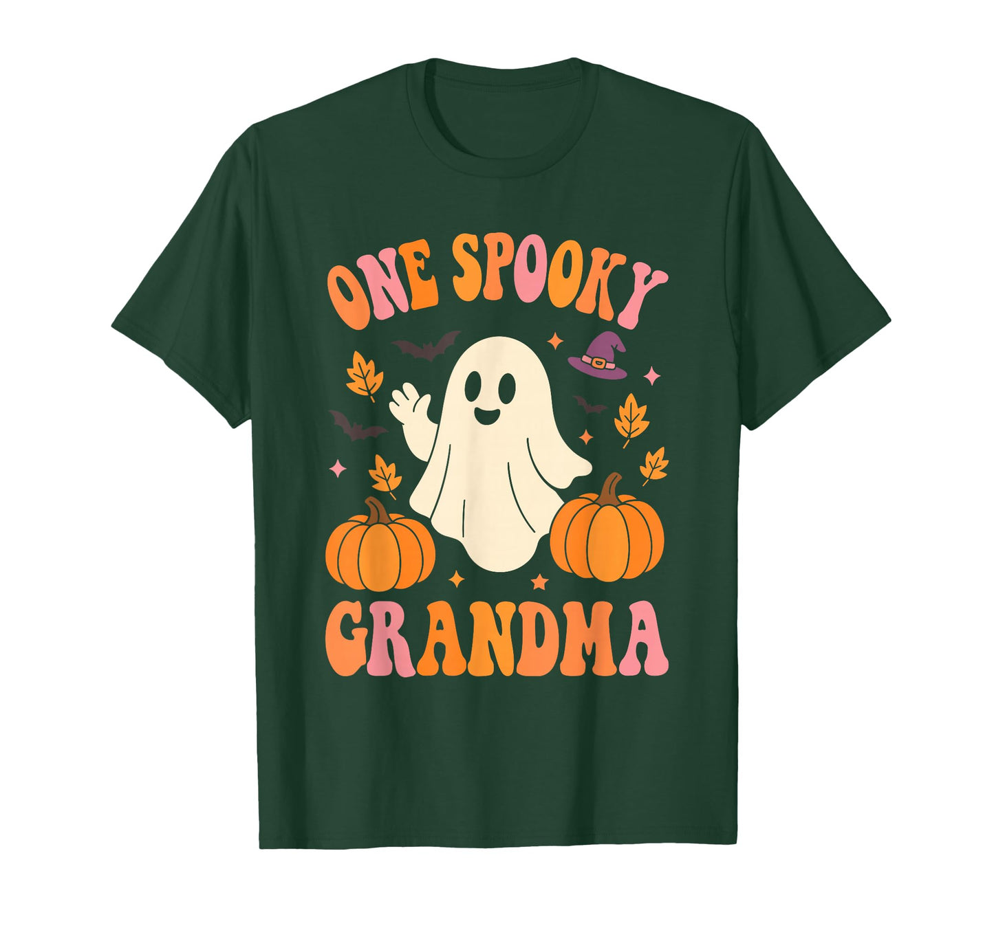 One Spooky Grandma Matching Family Halloween Costumes T-Shirt