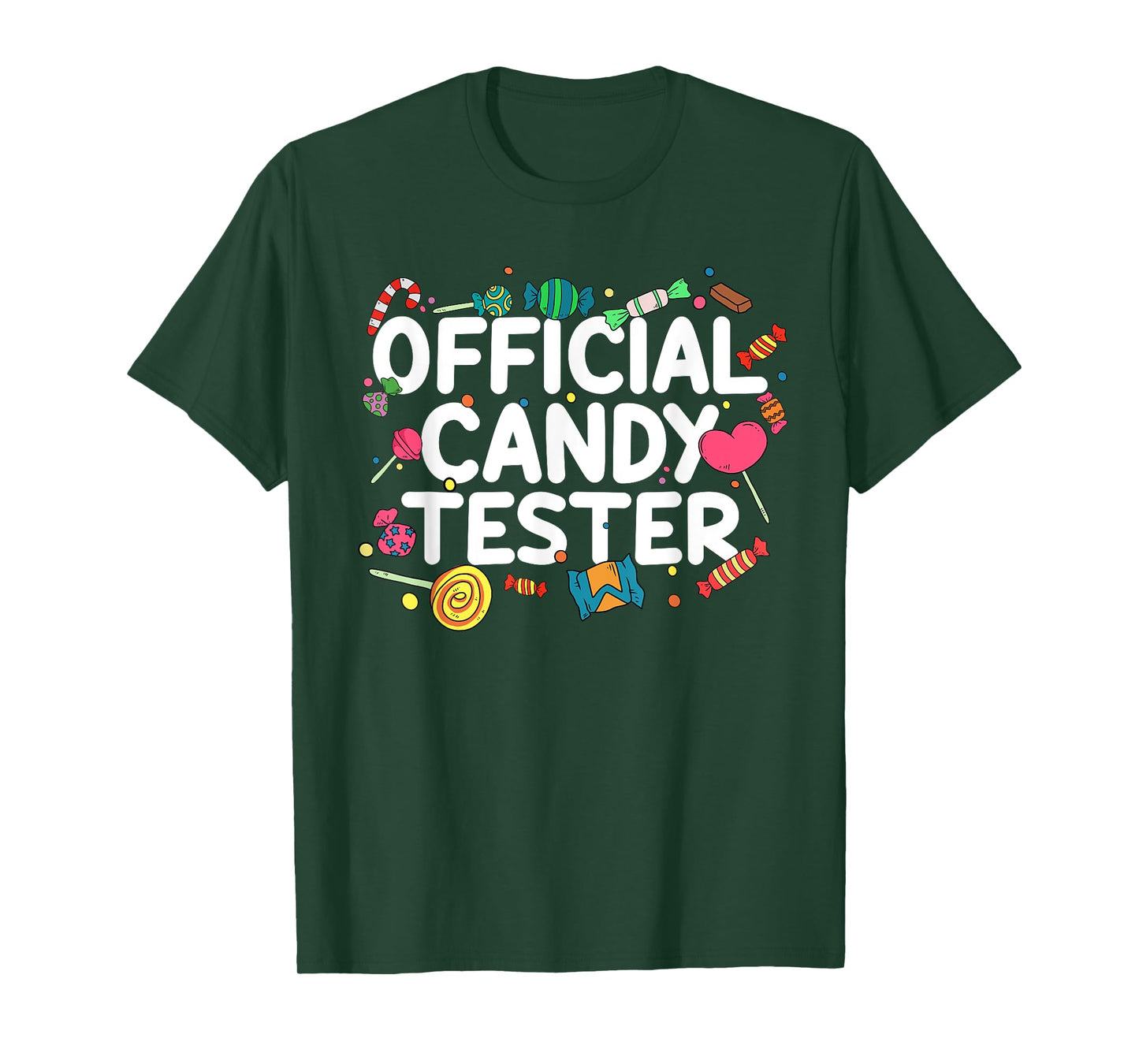 Cool Candy Art Men Women Kids Lollipop Candy Bar Halloween T-Shirt
