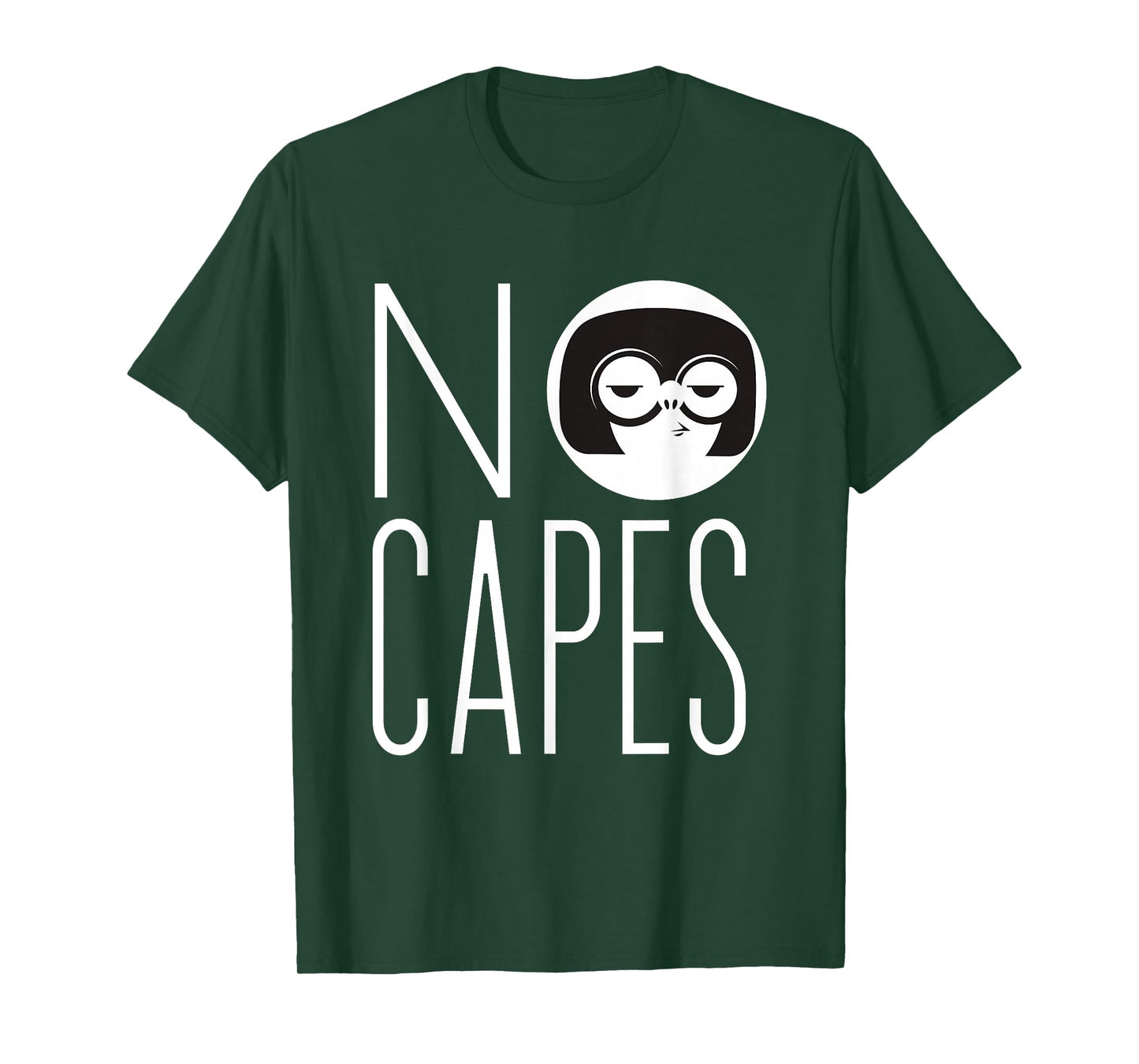 Disney Pixar The Incredibles 2 Edna Mode No Capes Logo T-Shirt