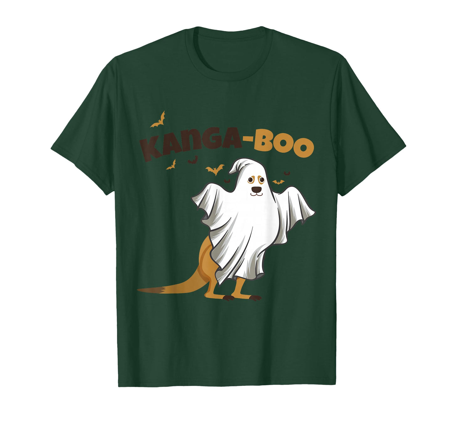 Kangaroo Lover Kanga boo animal Halloween kids Funny Ghost T-Shirt