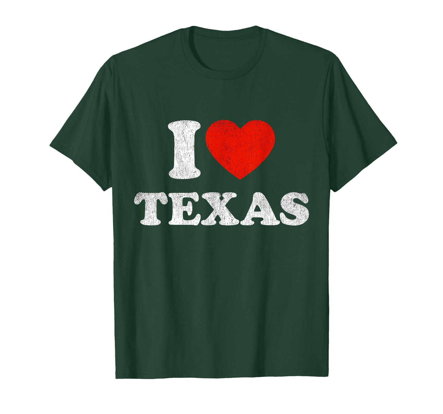 I Love Texas Top Red Heart Shirt TX State Souvenir T-Shirt