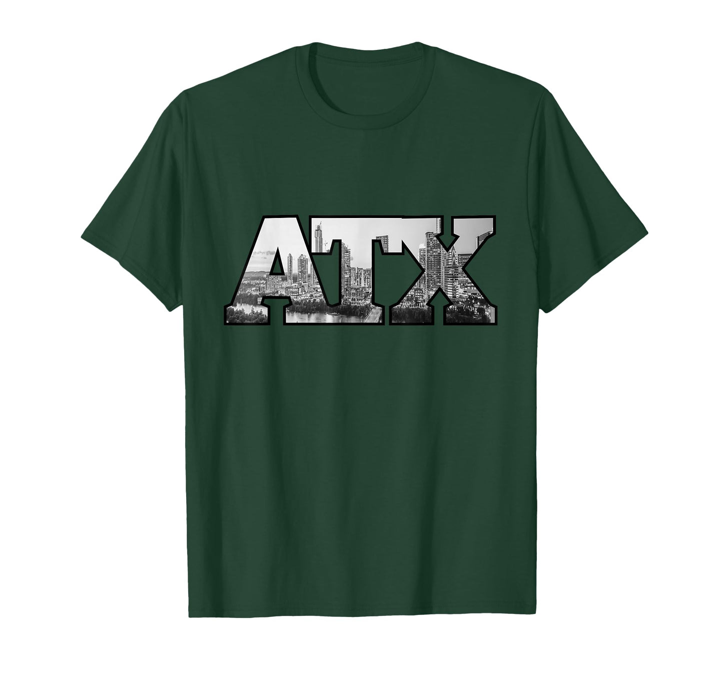 ATX Austin City Skyline of Austin, Texas T-Shirt