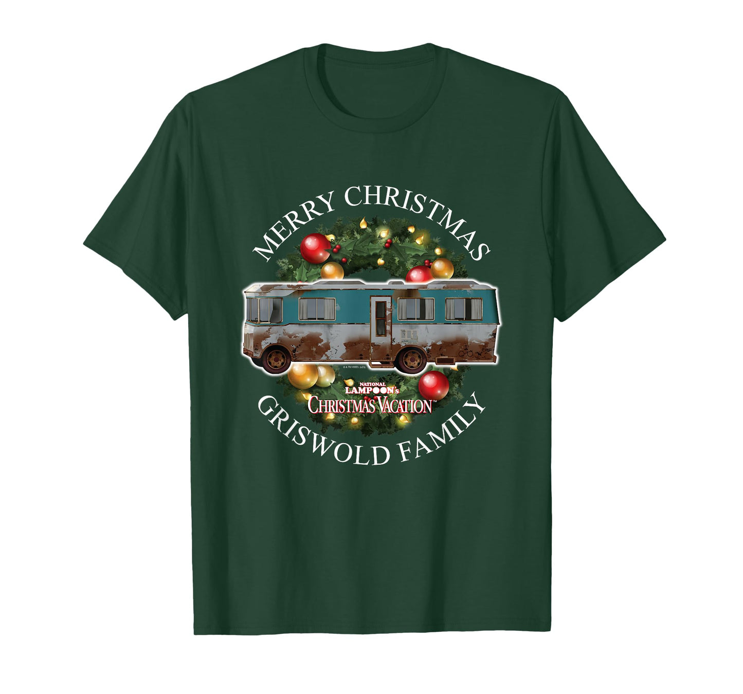 National Lampoon's Christmas Vacation - Van Wreath T-Shirt