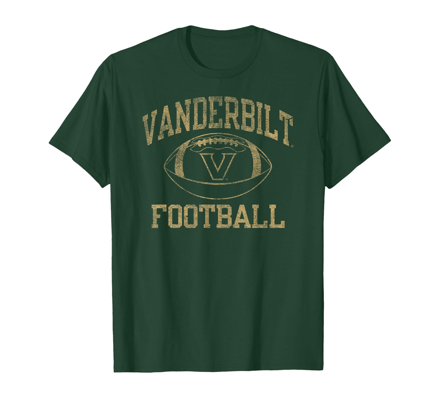 Vanderbilt Commodores Football Intensity Vintage Black T-Shirt