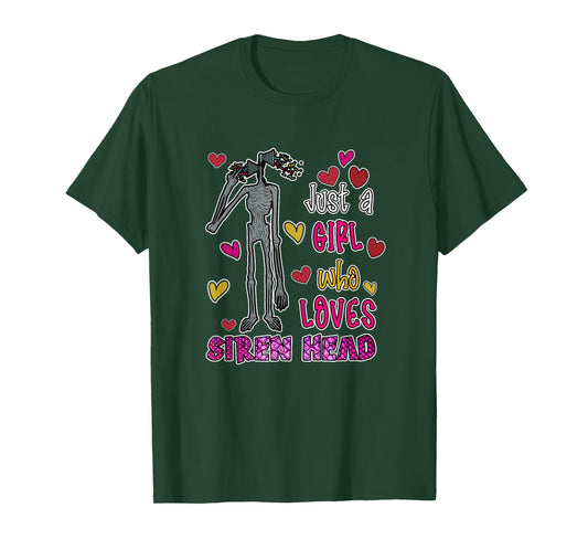 Cryptkins Just a Girl who Loves Siren Head T-Shirt