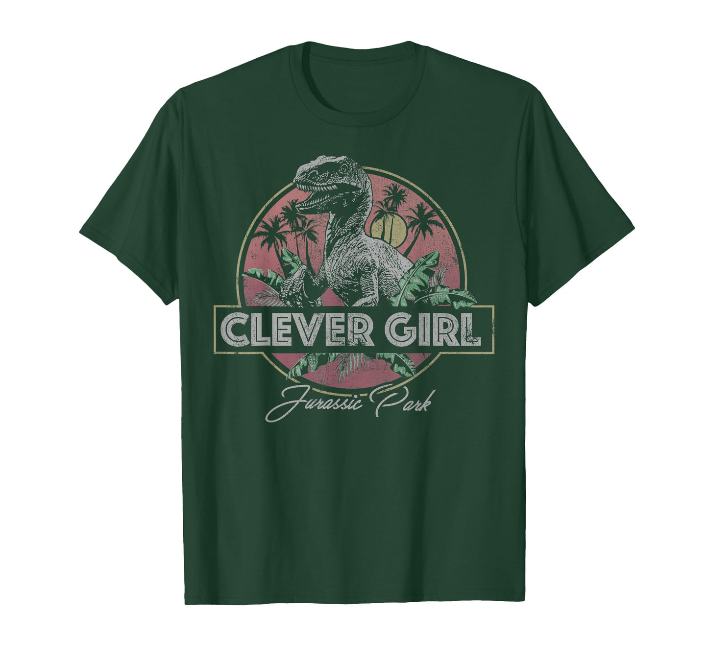 Jurassic Park Raptor Clever Girl Vintage T-Shirt Small