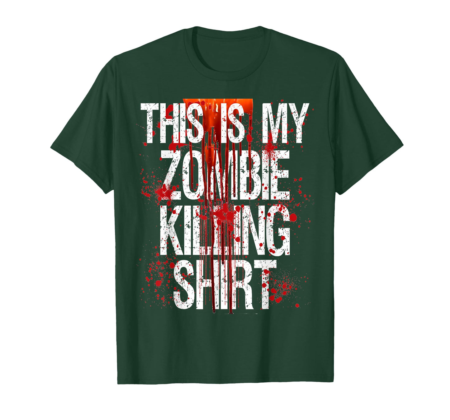 Halloween T-Shirt Gift Shop This Is My Zombie Killing Shirt T-Shirt