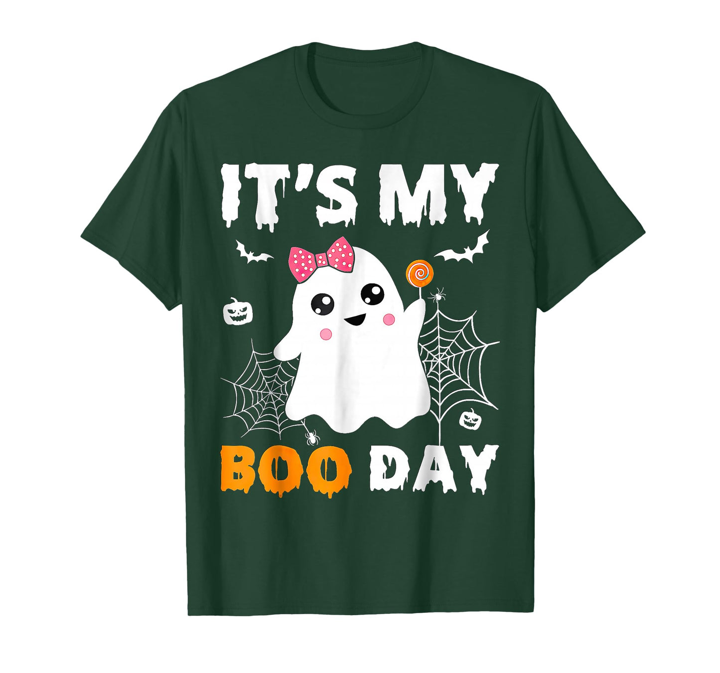 Its My Boo Day Halloween Birthday Ghost T-Shirt
