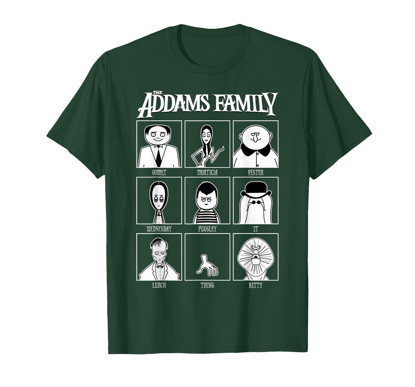 The Addams Family Yearbook T-Shirt