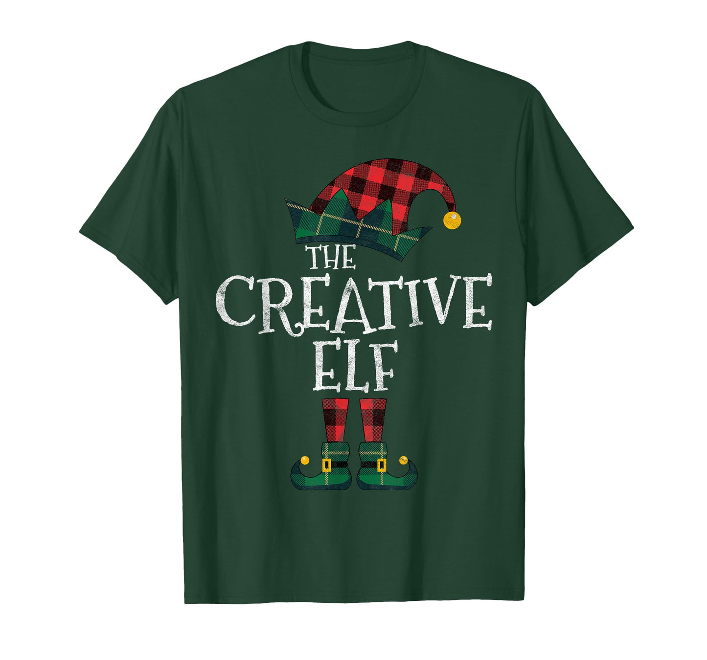The Creative Elf Matching Family Group Gift Funny Christmas T-Shirt