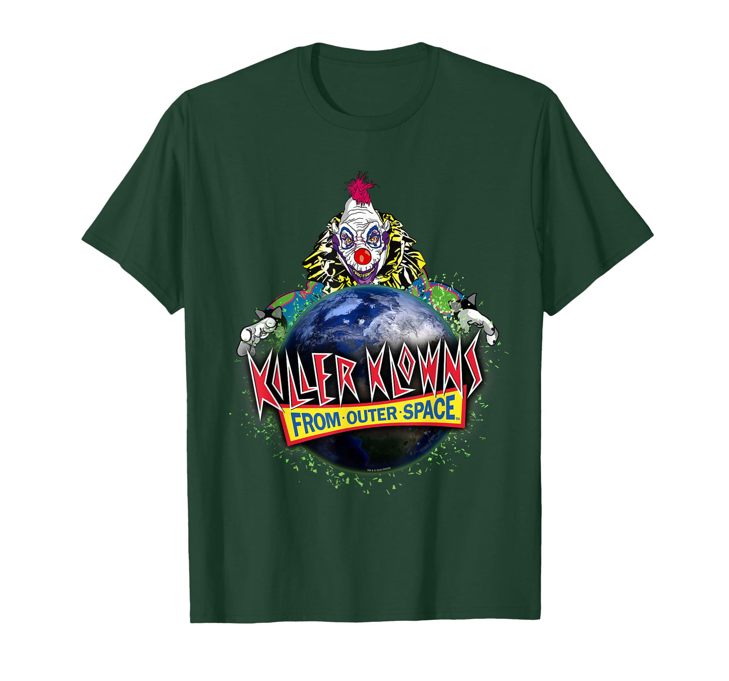 Killer Klowns from Outer Space Klownzilla Earth Invasion T-Shirt