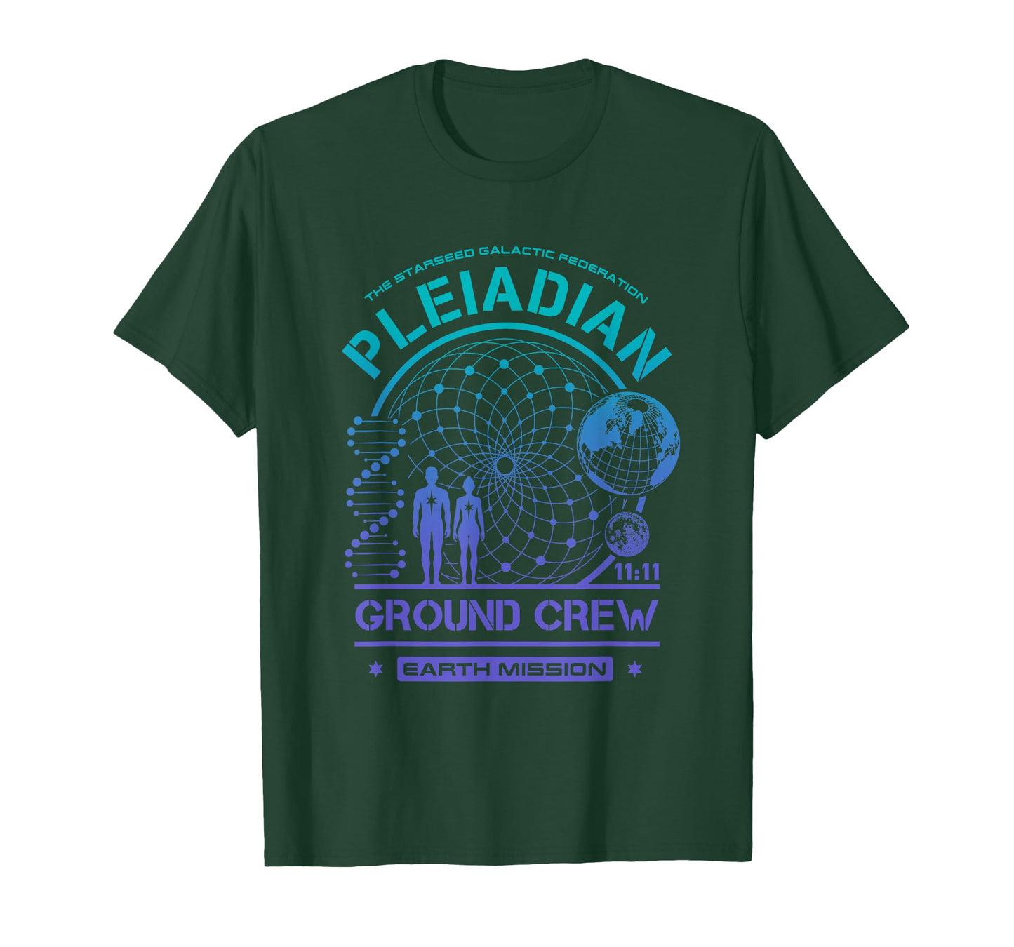 Pleiadian Starseed Earth Mission Ground Crew T-Shirt