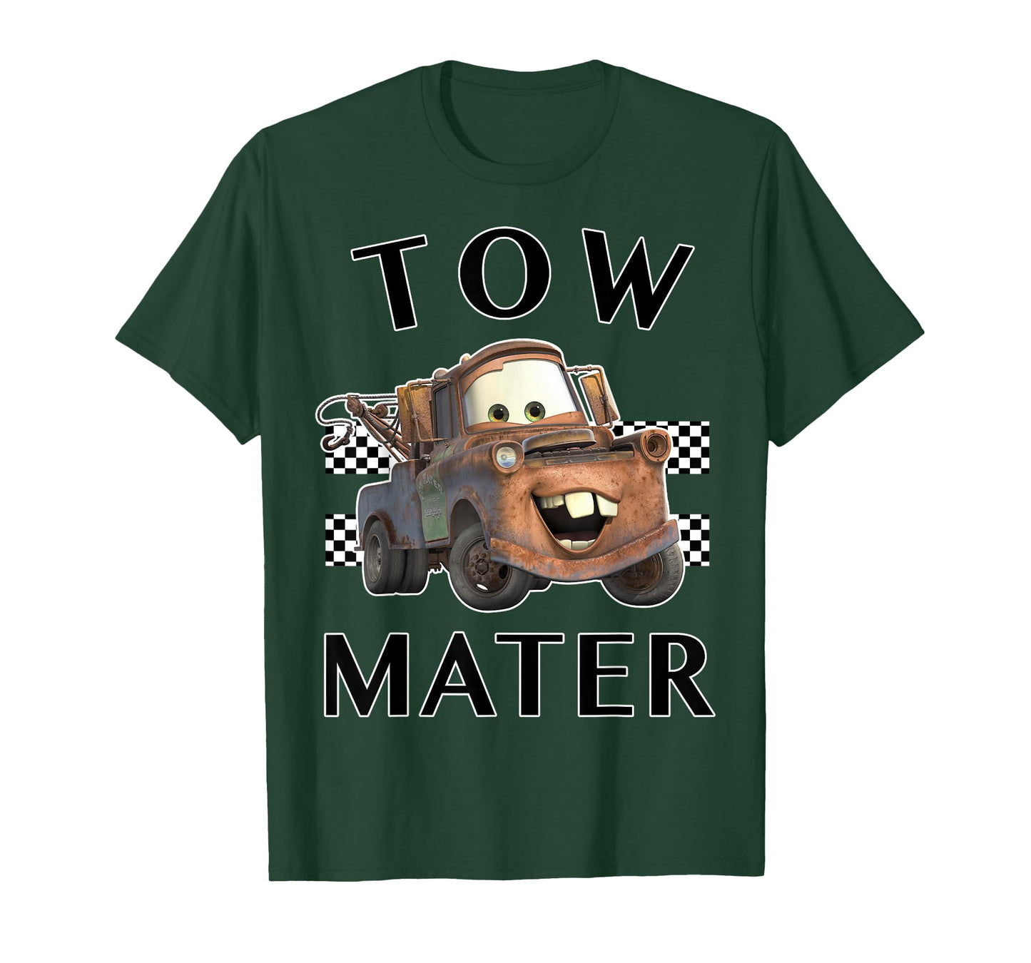 Disney Pixar Cars Tow Mater Finish Graphic T-Shirt T-Shirt