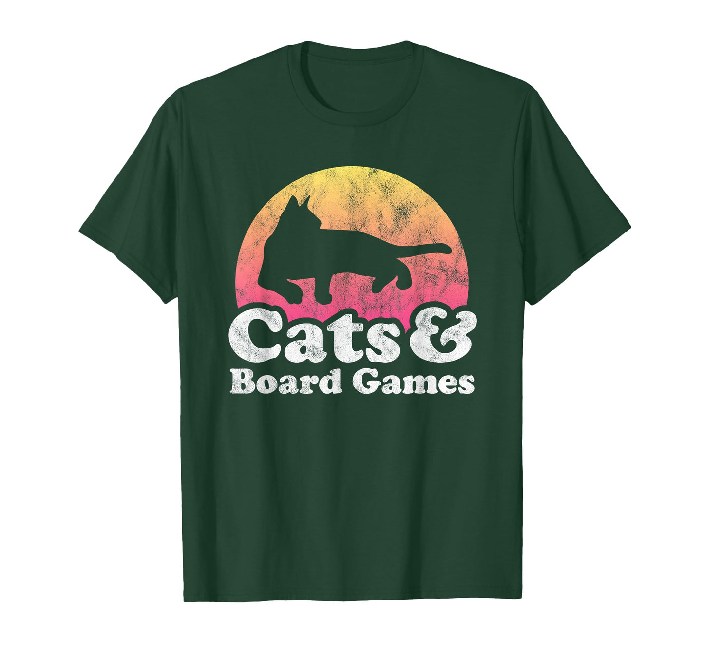 Cats and Board Games Men's or Women's Cat and Board Game T-Shirt