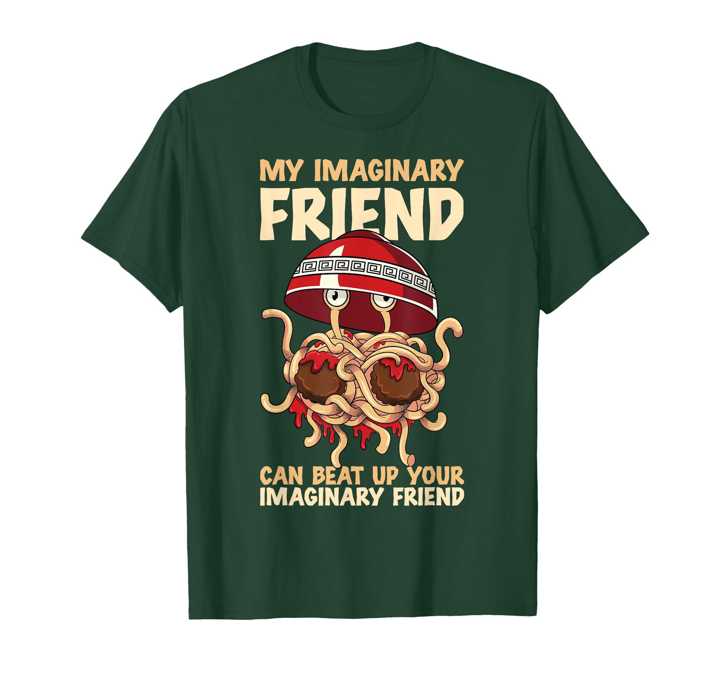 Flying Spaghetti Monster FSM Imaginary Friend T-Shirt