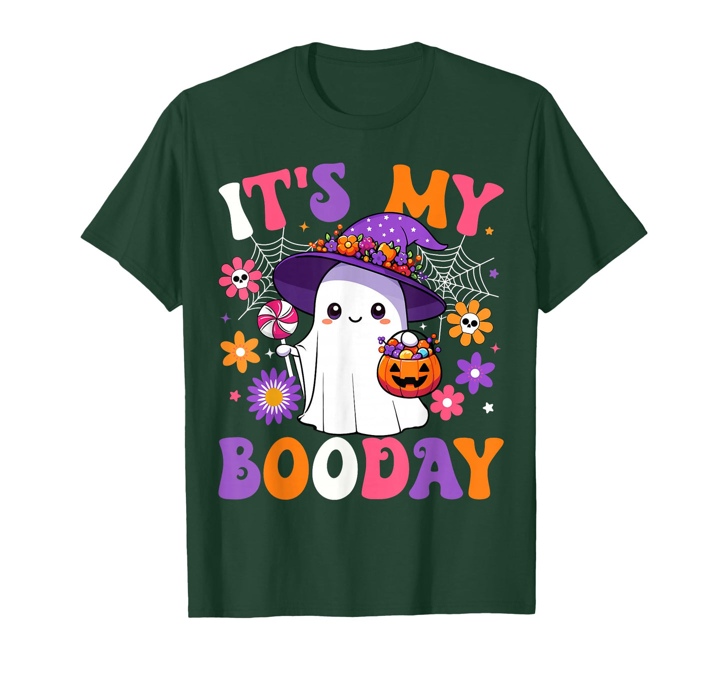 It's My Boo Day Anniversary Funny Halloween Birthday Ghost T-Shirt