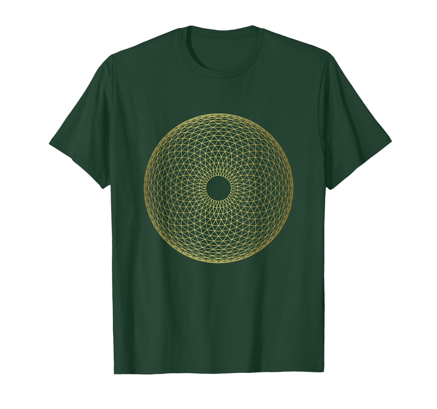 Sacred Geometry Torus Yantra Geometric Spiritual Mandala Art T-Shirt