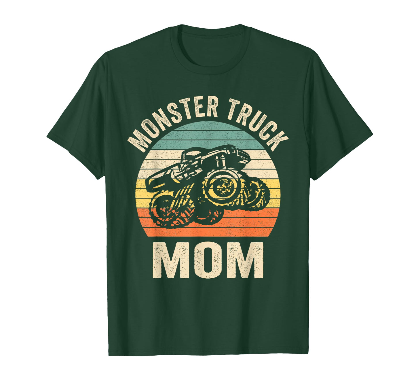 Monster Truck Mom Retro Vintage Monster Truck T-Shirt