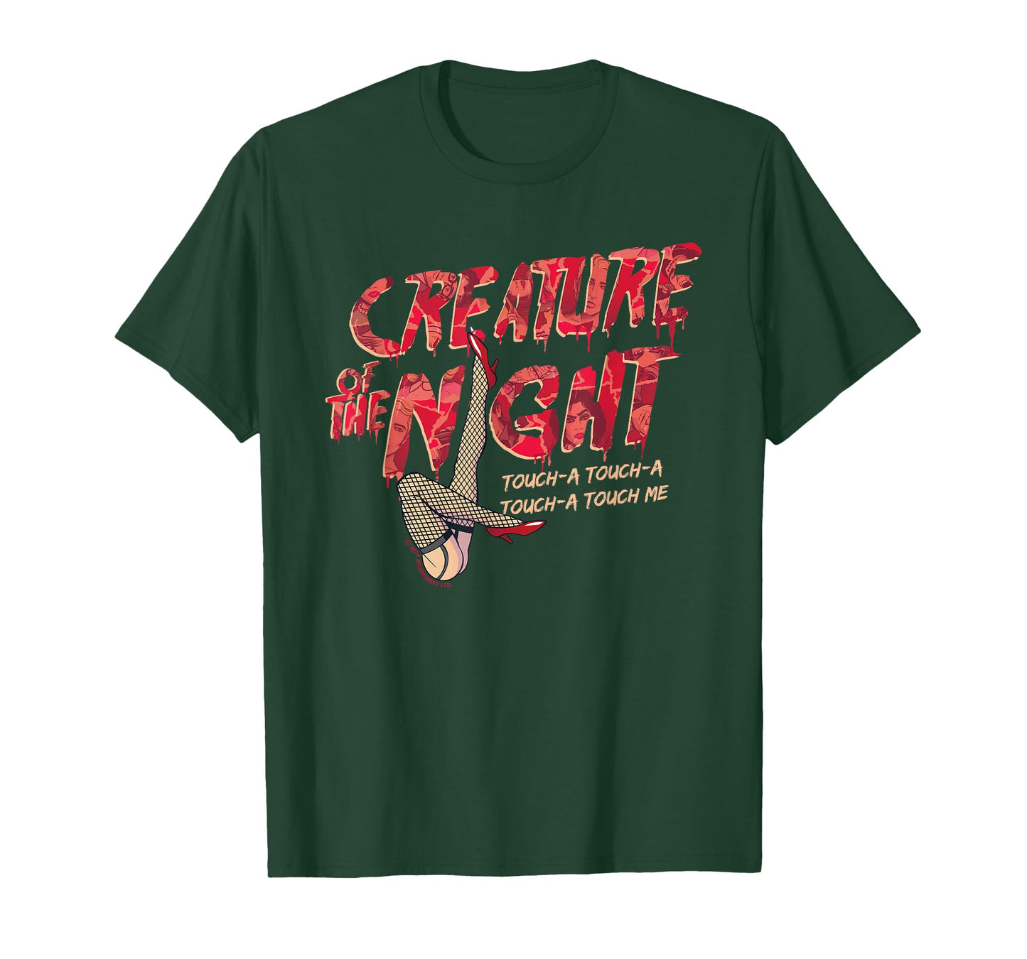 Rocky Horror Show Creature Of The Night Legs Touch-A Light T-Shirt
