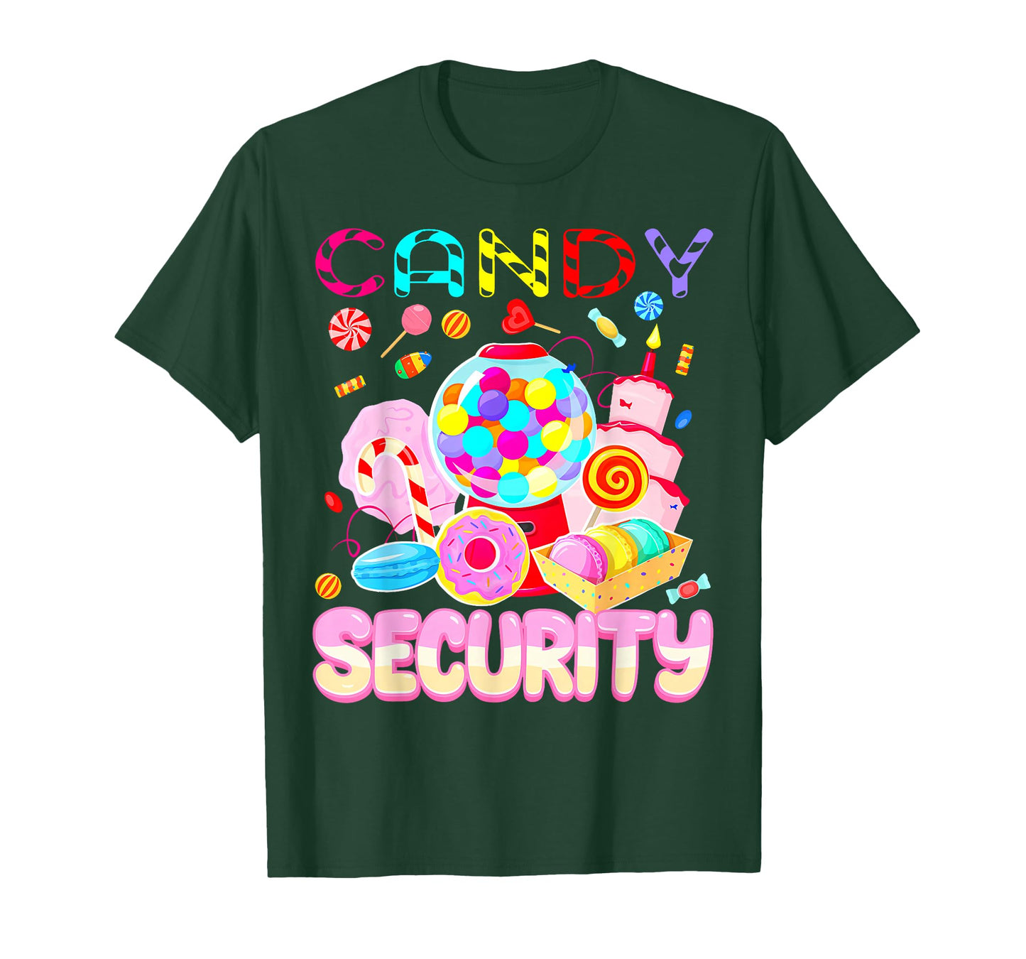 Candy Security Funny Halloween Costume T-Shirt
