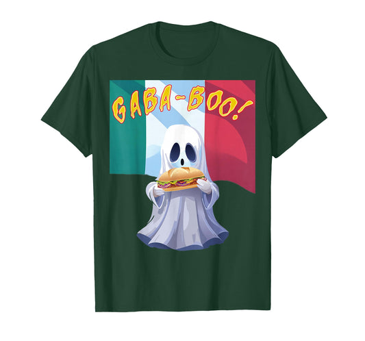 Funny Gabagool Gabaghoul GABA Boo Ghost Halloween T-Shirt