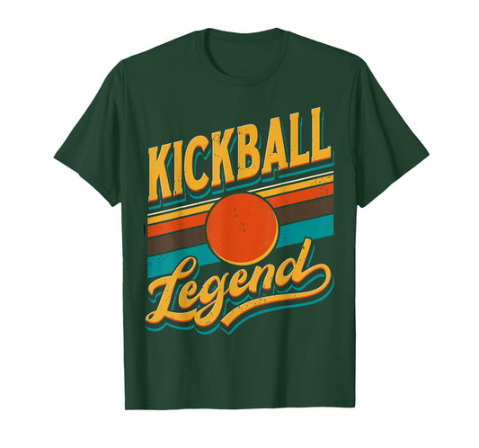 Kickball Legend Retro | Kick Ball Player T-Shirt