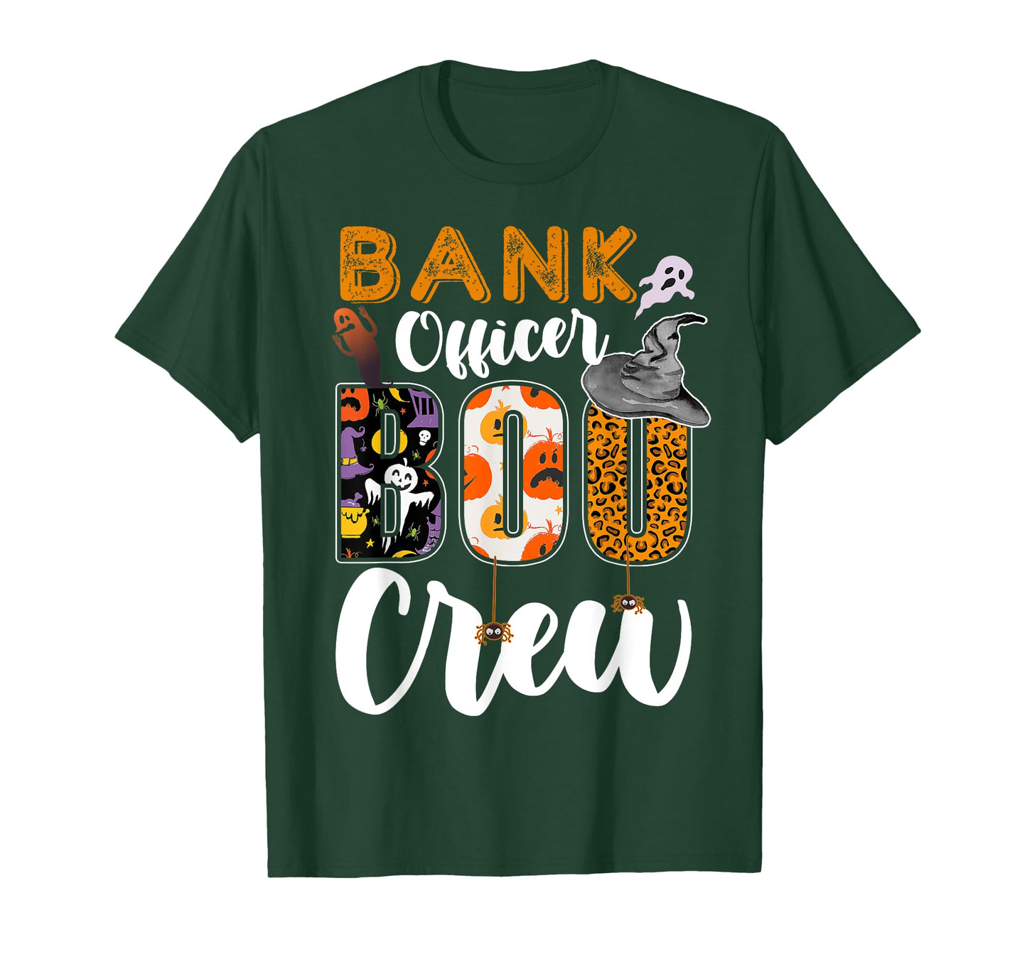 Bank Officer Boo Crew Halloween Matching Banker T-Shirt
