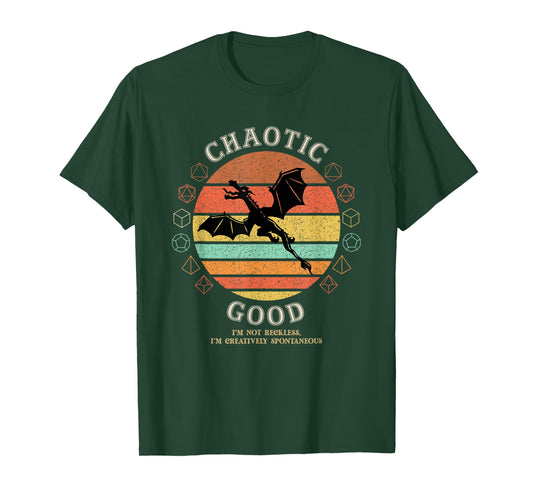 Funny Chaotic Good RPG Player Gamer T-Shirt