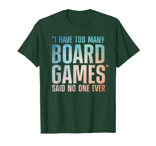 Funny Board Game Art For Men Women Kids Board Gamer Gaming T-Shirt