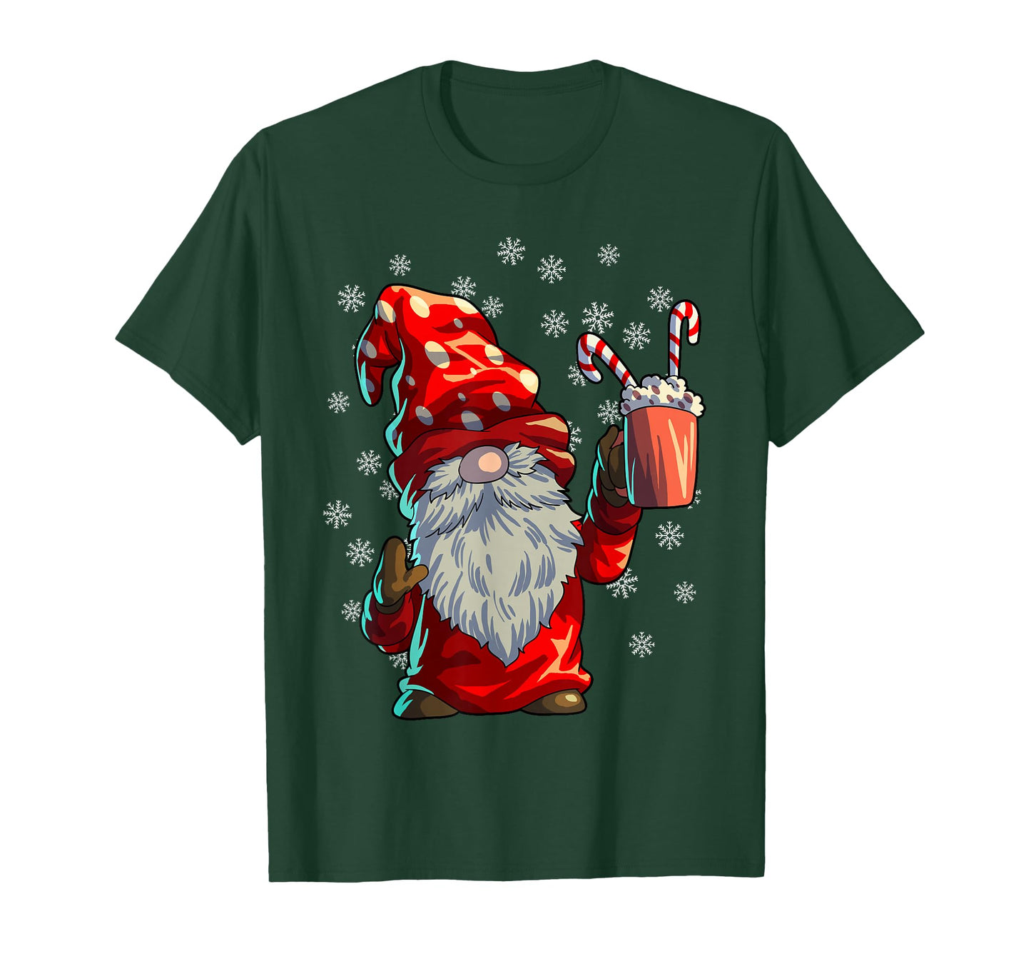 Christmas Gnome Men Women Buffalo Plaid Red Christmas T-Shirt