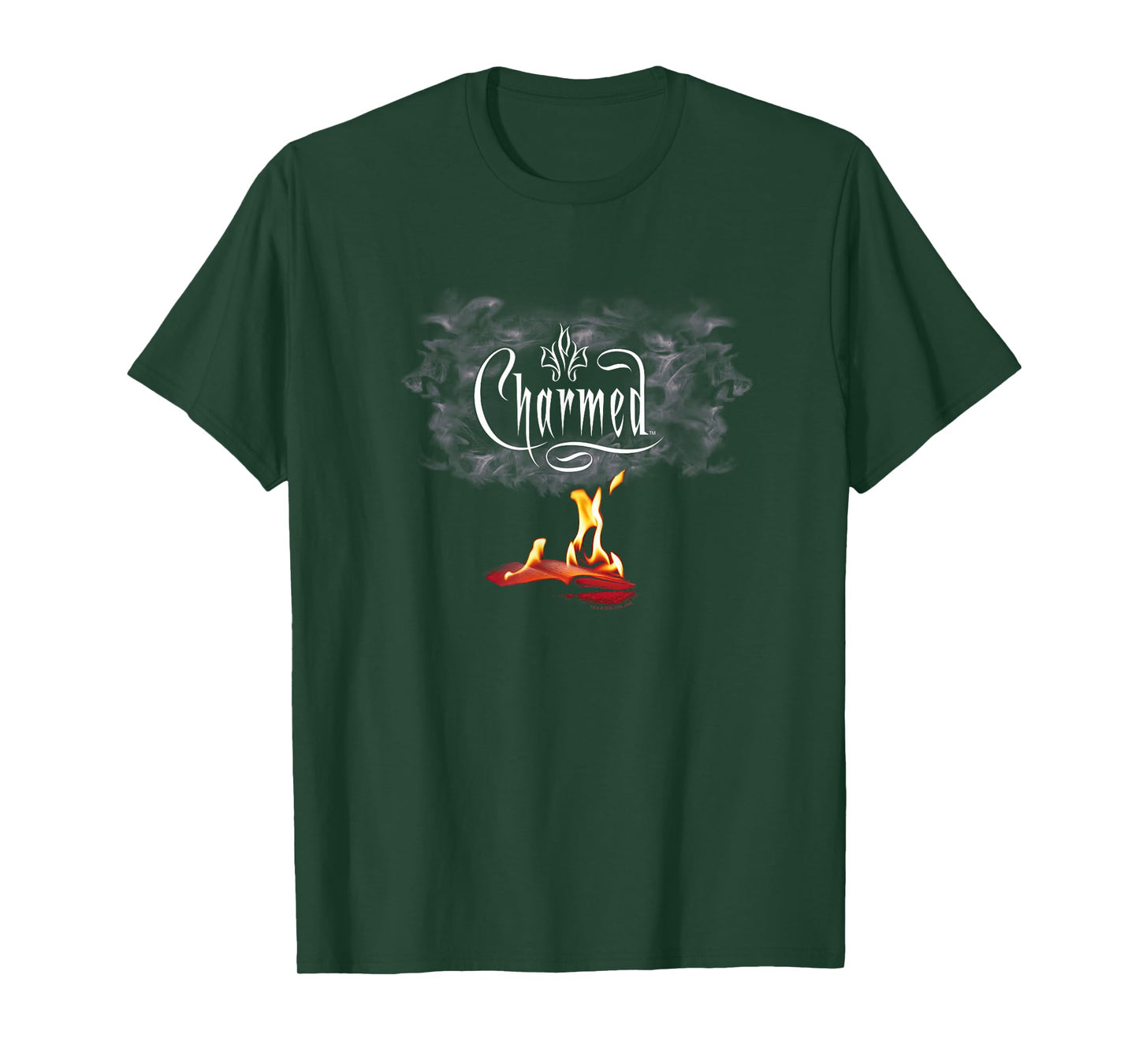 Charmed Fire and Smoke Logo Witches Y2K TV Show T-Shirt