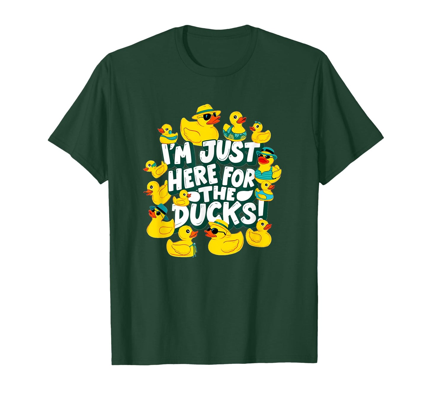 I’m Just Here for The Ducks Cruisin Hidin Findin Huntin Fun T-Shirt