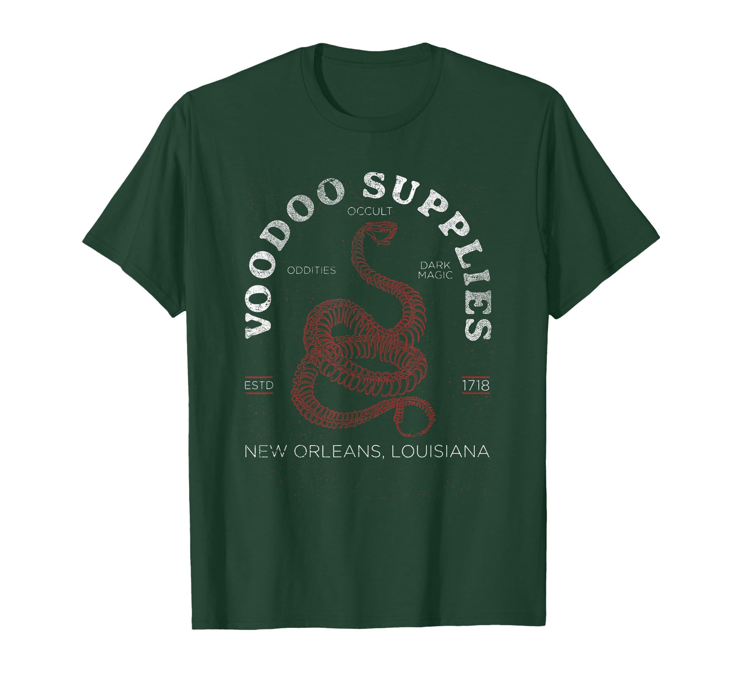 Voodoo Supplies New Orleans Louisiana, Creepy Occult Lover T-Shirt