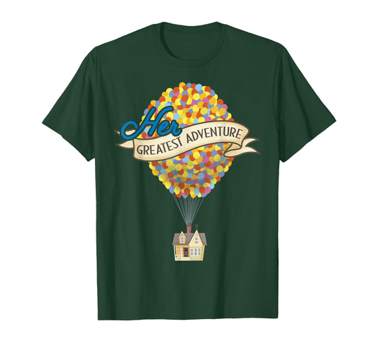 Disney Pixar Up Her Greatest Adventure House Graphic T-Shirt T-Shirt
